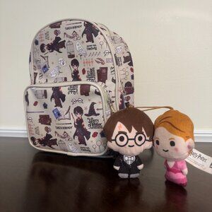 Harry Potter Wizarding World Magic Mini Purse Backpack – Hogwarts Icons – 10.5"